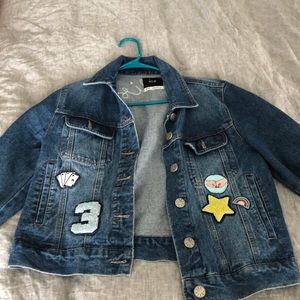 Urban Outfitters Patched Jean Jacket
